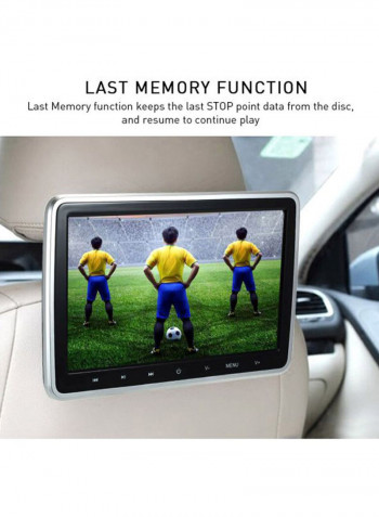 Tablet-Style Car Headrest DVD Player