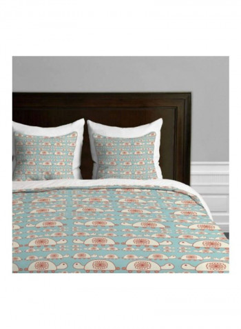 Printed Duvet Cover Polyester Tortuguero Dos King