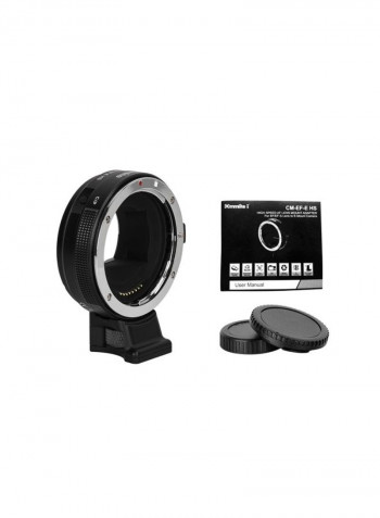High Speed Lens Mount Adapter Ring For Canon Black/Silver
