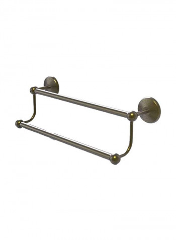 Monte Carlo Collection Double Towel Bar Antique Brass 18inch