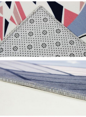 Wooden Bridge Pattern Mat Multicolour 140x200cm