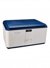 Locking Storage Container Bin With Lid White/Blue 9.3x16.3x23.2inch