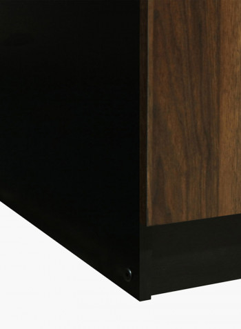 4-Door Brisbane Mirror Wardrobe Brown