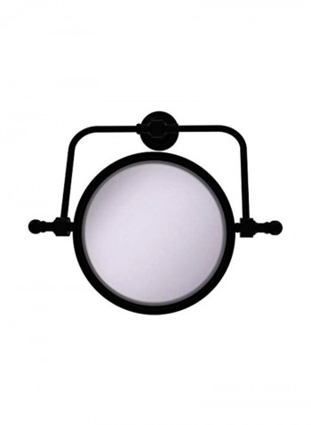 Wall Mounted Mirror Black/White 8inch