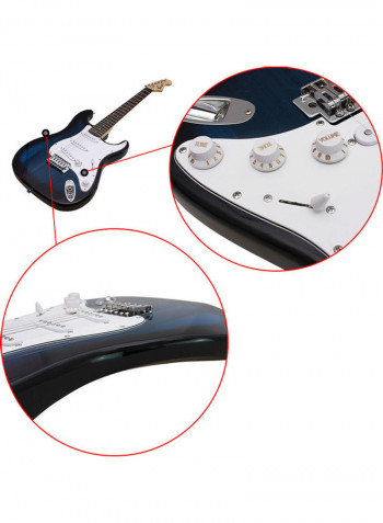 Electric Guitar Basswood Body with Gig Bag and Pick Strap