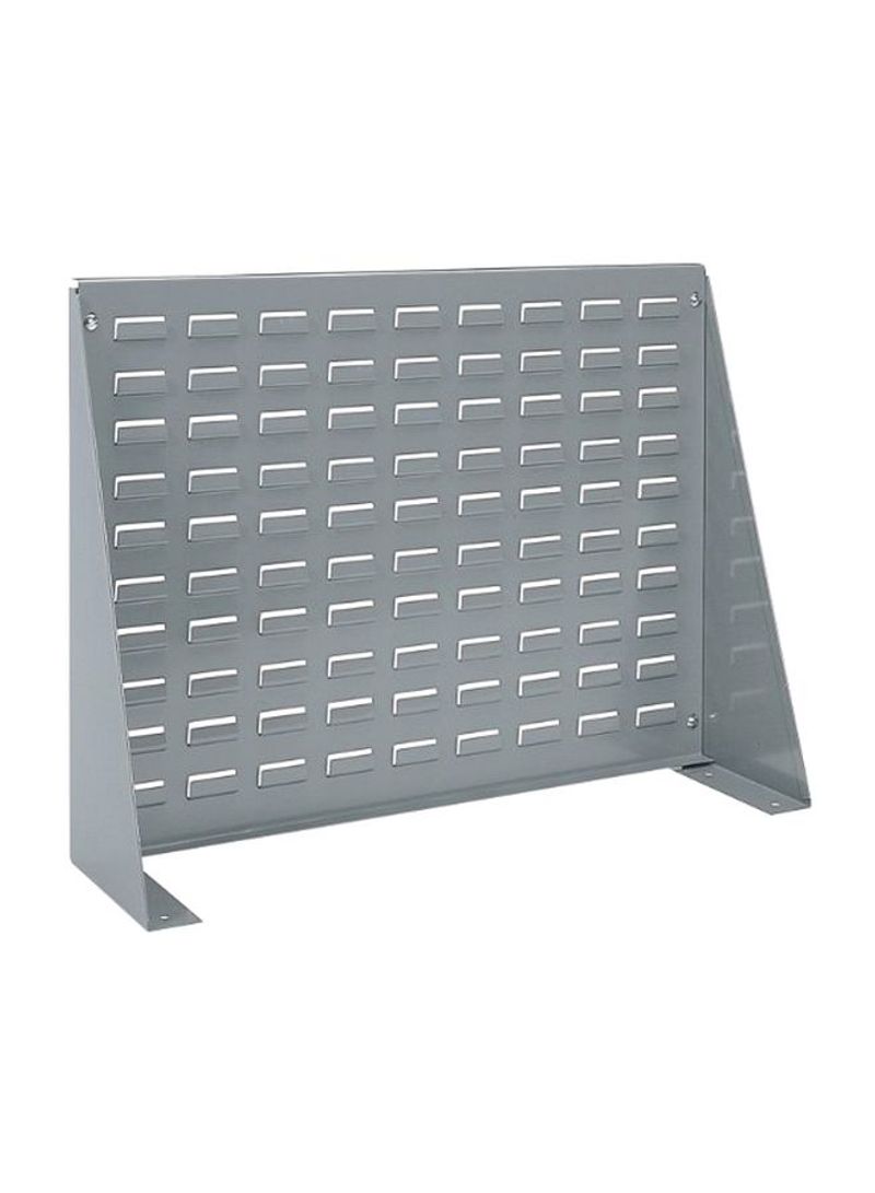 Louvered Bench Rack Silver 27.75X19.50inch