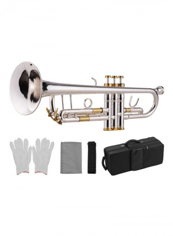 Professional Trumpet With Bag And Accessories Kit