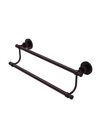 Washington Square Collection Double Towel Bar Brown 24inch