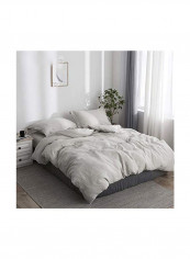 3-Piece Duvet Cover And Pillowcase Set White King