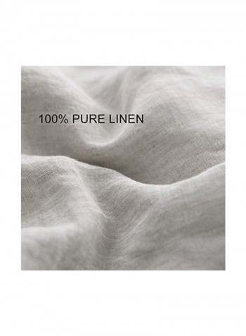 3-Piece Duvet Cover And Pillowcase Set White King