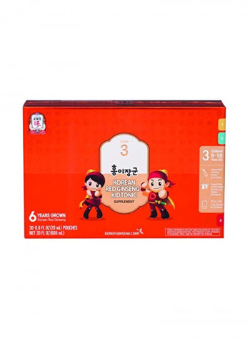 Pack Of 2 Korean Red Gingsen Kid Tonic Supplement