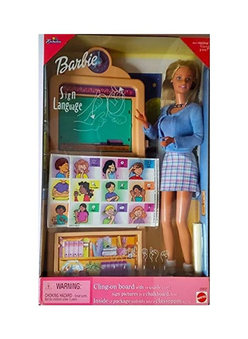 Barbie Sign Language 4 x 13inch