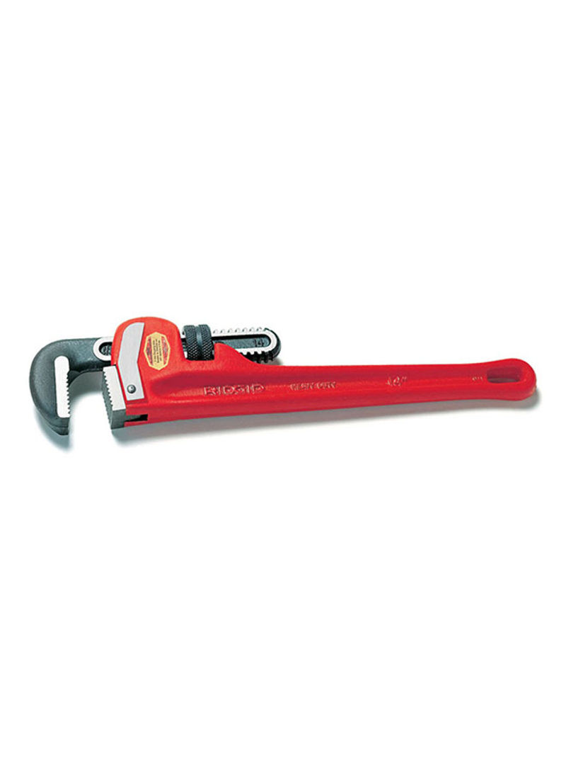 Heavy Duty Pipe Wrench Red 48milimeter