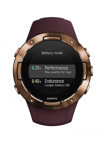 5 GPS Sportswatch BURGUNDY COPPER