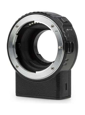 Auto Focus Lens Mount Adapter Black/Silver