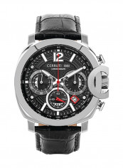 Men's Leather Chronograph Wrist Watch  C Crwa18108