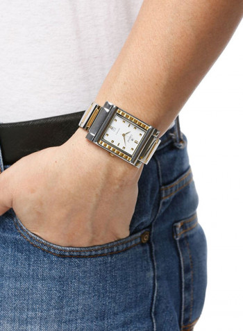 Men's Water Resistant Stainless Steel Analog Watch GM623CW