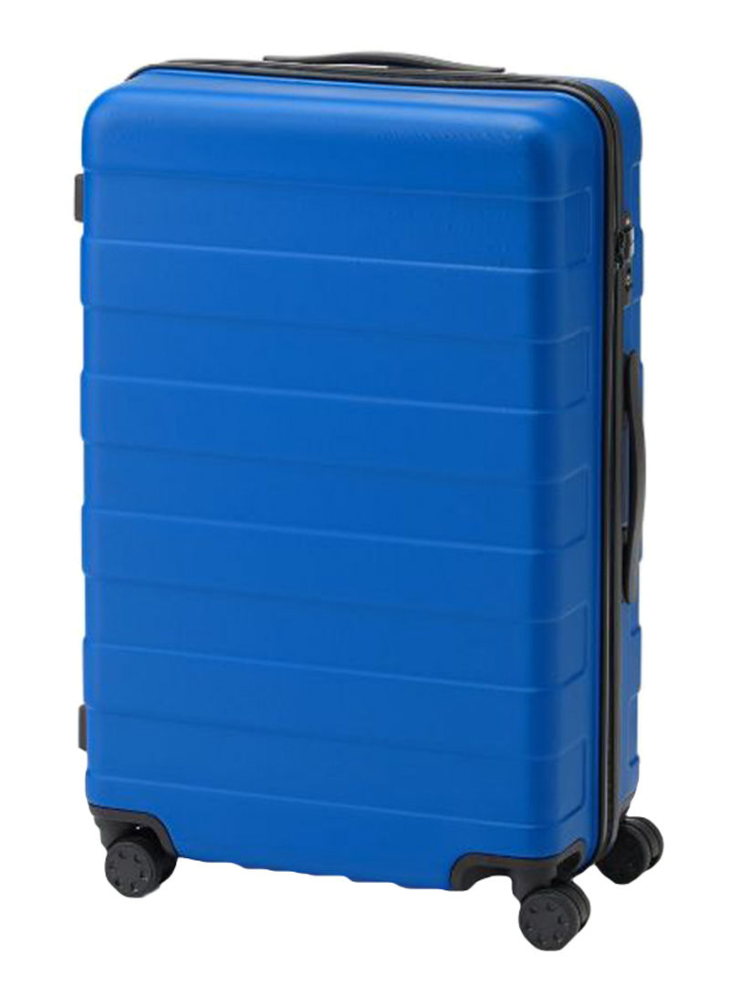 Luggage Trolley With Stopper And Adjustable Carry-Bar Blue
