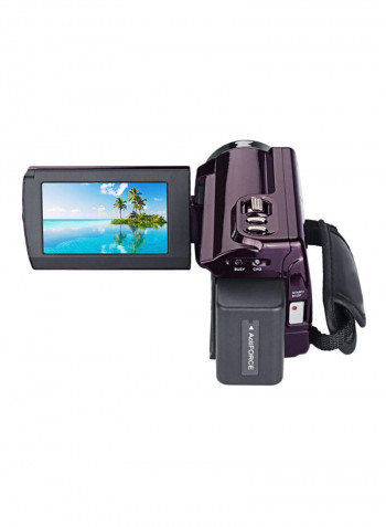 4K UHD Wi-Fi Digital Video Camera With Wide Angle Macro Lens
