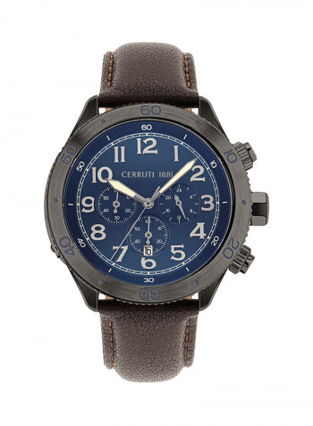 Men's Ledro Water Resistant Leather Chronograph Watch CCRWA27004