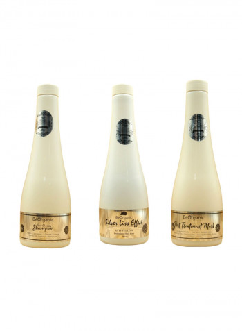 3-Piece Silver Liss Effect Set 1200مل