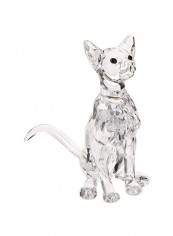 Siamese Cat Figurine Clear 5.4x2.4x7.2inch reviews Siamese Cat Figurine Clear 5.4x2.4x7.2inch