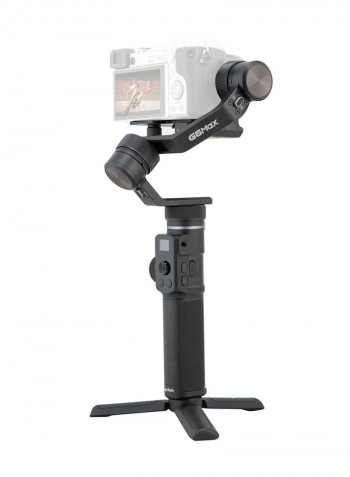G6 Max 3-Axis Handheld Vlog Gimbal Stabilizer Support Black