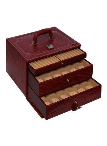 Leather Watches And Jewellery Box