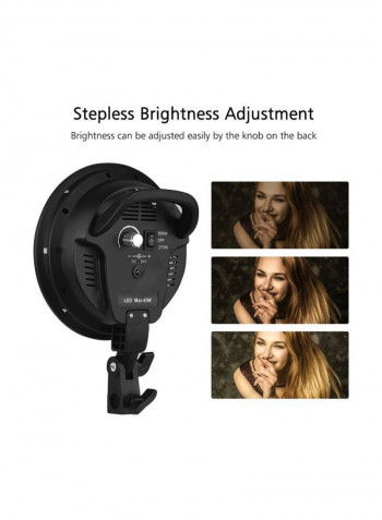 Studio Photography Softbox LED Light Kit Black/White