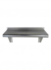 Stainless Steel Shelf With Bull Nose Edge Silver 24x10x8inch reviews Stainless Steel Shelf With Bull Nose Edge Silver 24x10x8inch