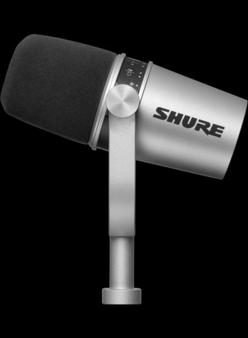 XLR/USB Speech Microphone MV7-S Silver