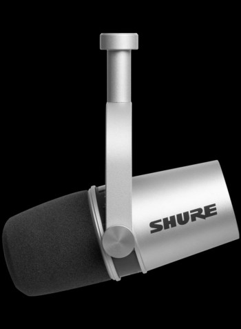 XLR/USB Speech Microphone MV7-S Silver