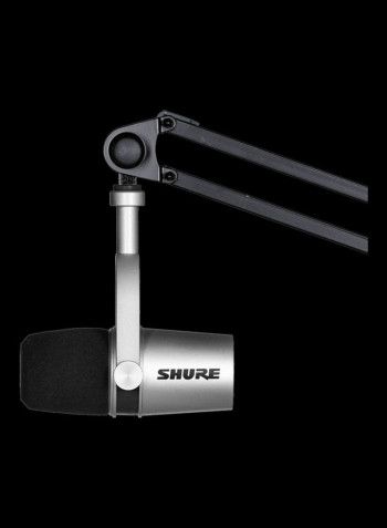 XLR/USB Speech Microphone MV7-S Silver