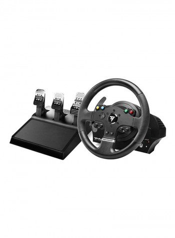 TMX Pro Steering Wheel With Pedal Set