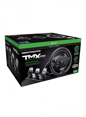 TMX Pro Steering Wheel With Pedal Set