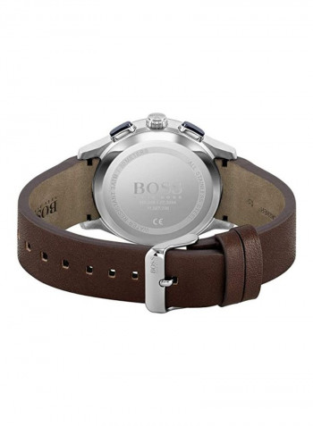Men's Contemporary Sport Leather Chronograph Watch 1513760
