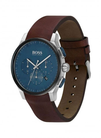 Men's Contemporary Sport Leather Chronograph Watch 1513760