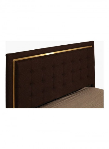 Messina Twin Bed Brown/Beige 120 x 200cm