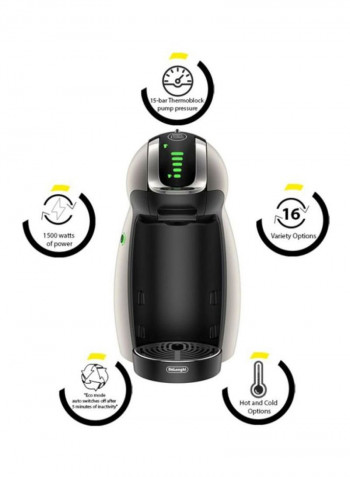 Portable Dolce Gusto Coffee Machine 1500 وات تيتانيوم/أسود
