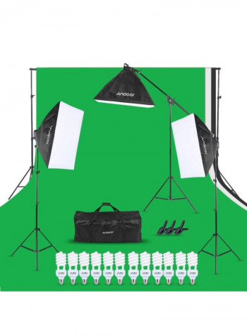 Studio Photography Light Set Black