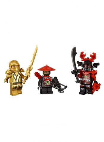 مجموعة لعبة بناء بتصميم التنين الذهبي من فيلم "Ninjago" مكونة من 252 قطعة طراز 70503