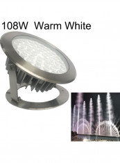 108W Landscape LED Pool Light White 31x31x26centimeter