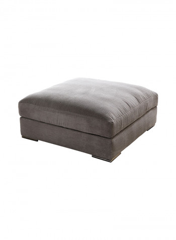 Austin Ottoman Grey 110 x 110 x 44centimeter