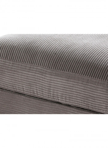 Austin Ottoman Grey 110 x 110 x 44centimeter