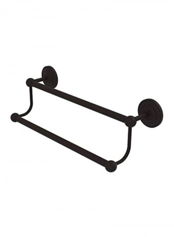 Prestige Que New Collection Double Towel Bar Black 24inch