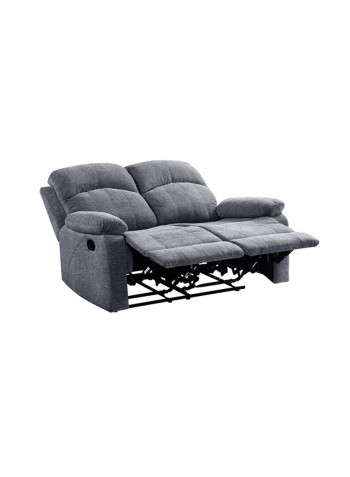 Jude 2-Seater Recliner Sofa Grey 94x142cm