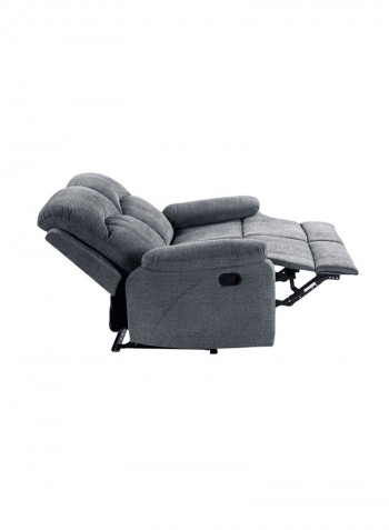 Jude 2-Seater Recliner Sofa Grey 94x142cm