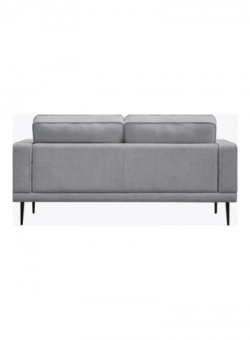 Micasa 2-Seater Sofa With Two Bolster Cushions Grey