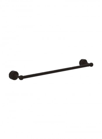 Dottingham Collection Shower Door Towel Bar Black 18inch