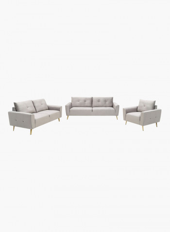 Turin Double Seater Sofa Grey